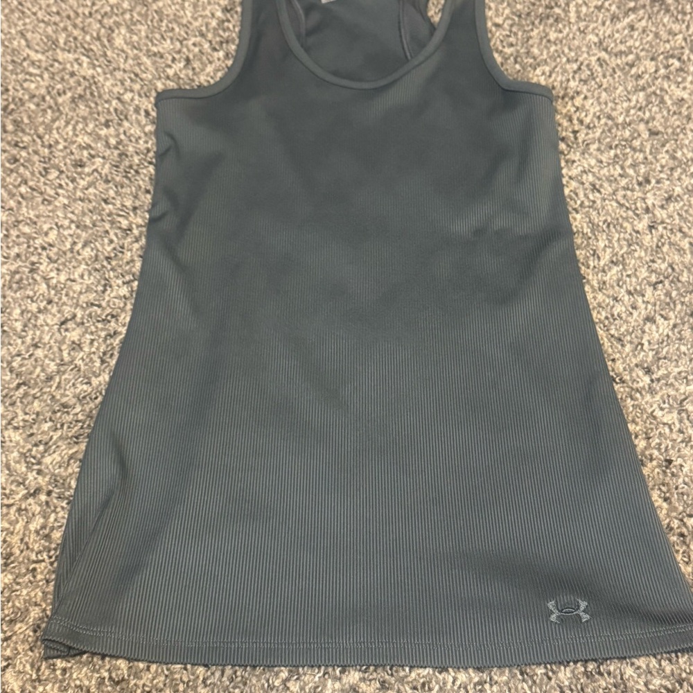 Under Armour Women's Gray Tank Top heat gear
